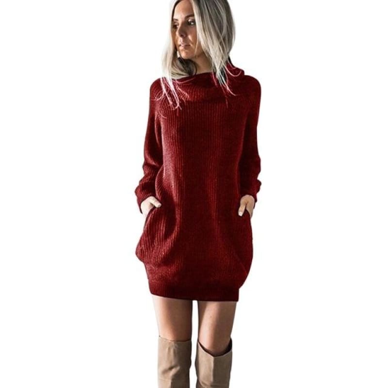 casual sweater dress